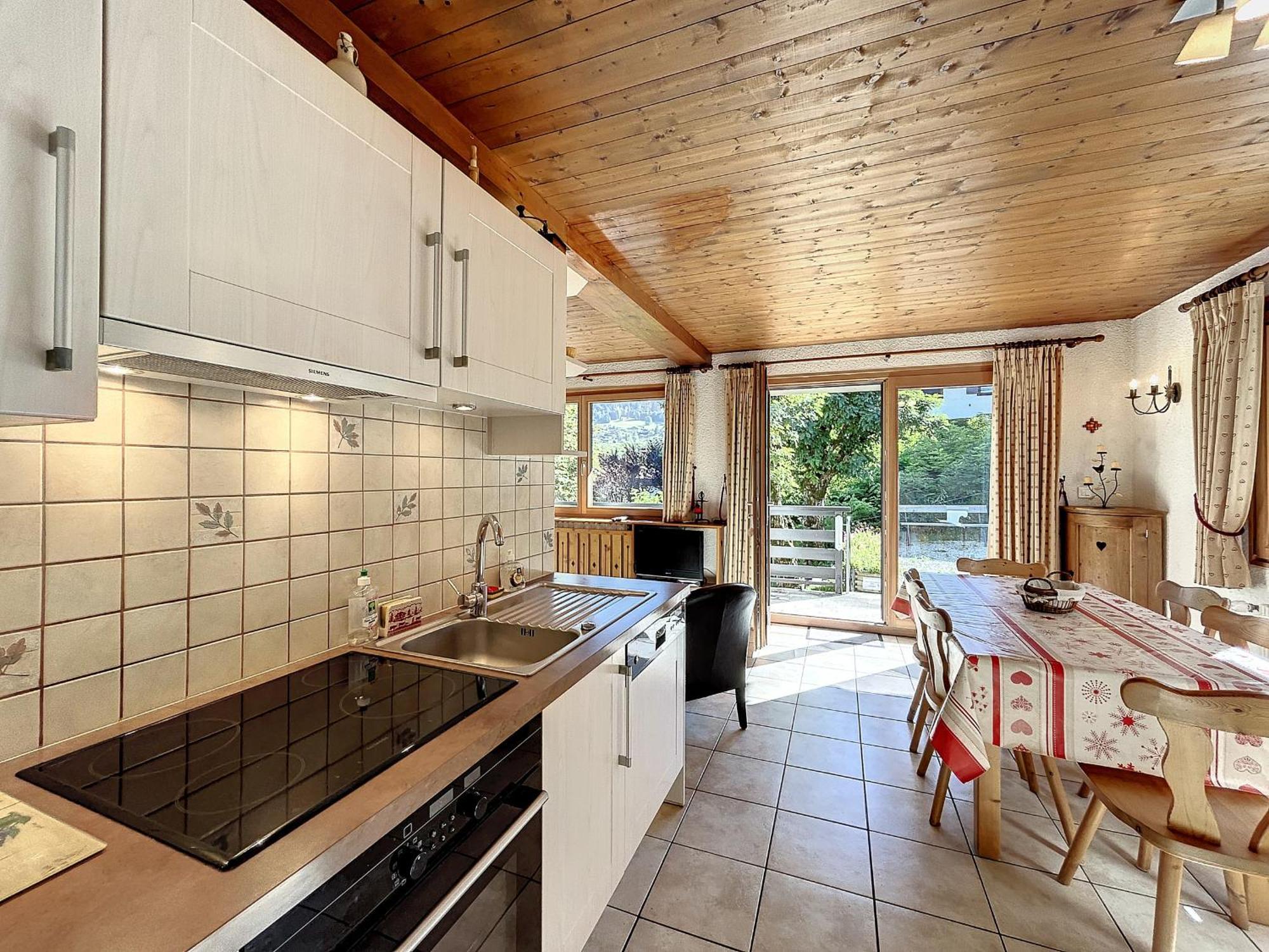 Bel Apt Au Centre De Combloux Avec Jardin, Balcon, Wifi Et Parking A 300M Des Commerces - Fr-1-560-52 Eksteriør bilde
